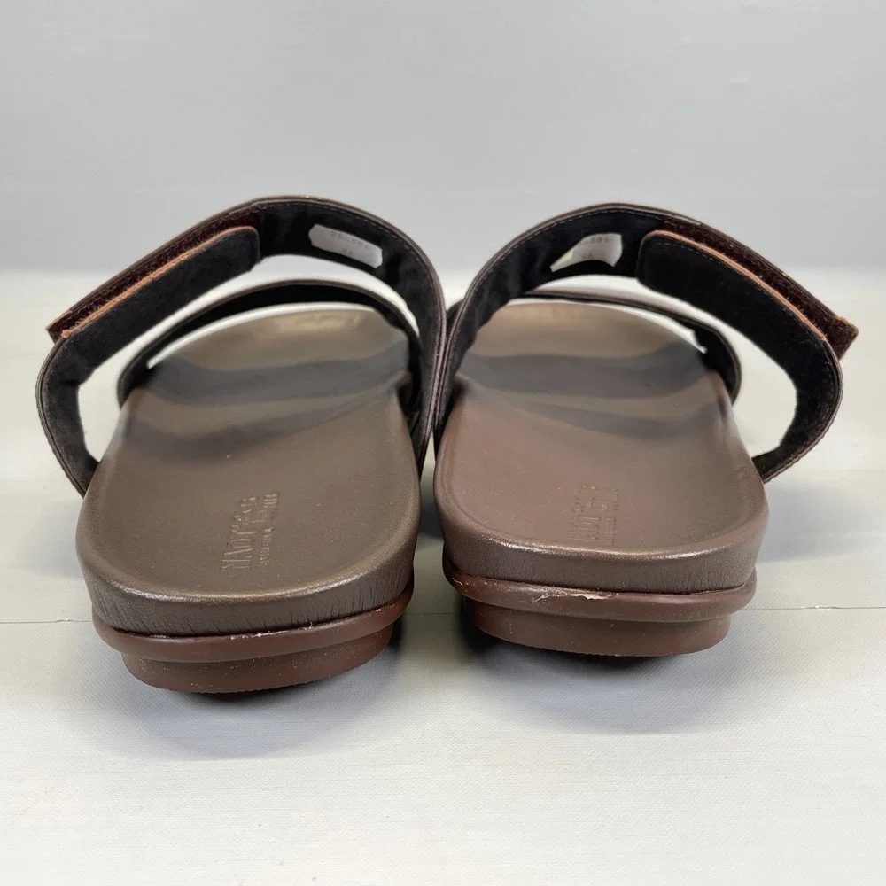 Naot Maldive Sandals Mens Size 13 Brown Leather Slides Strappy Comfort Shoes